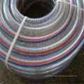 4 Zoll freier PVC-Stahldraht verstärkter Saugschlauch / flexibler transparenter PVC-Stahl-Saugschlauch